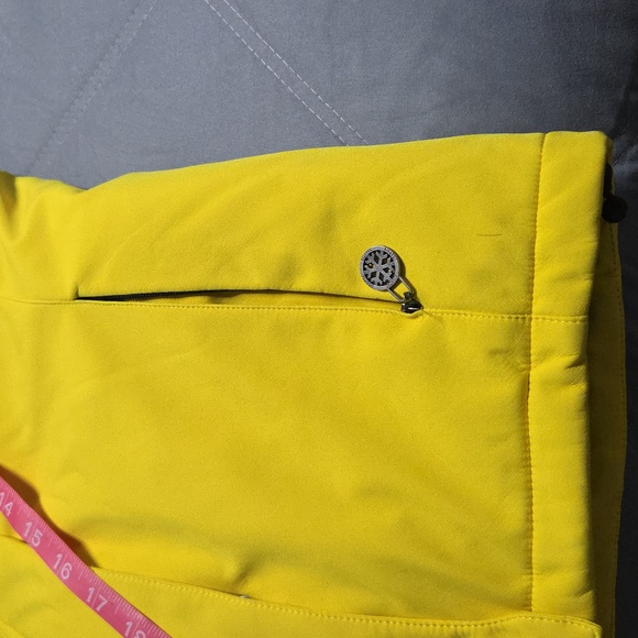 Killtec Women's Yellow Ski Jacket with White Accents - Picture 15 of 16